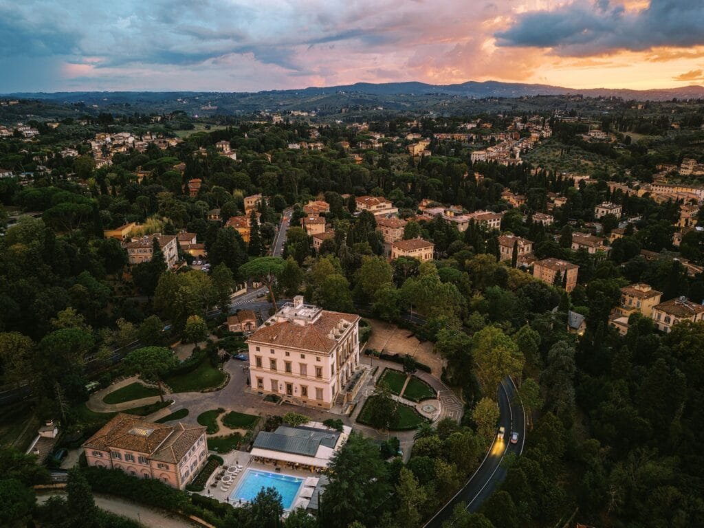 Hotel Villa Cora Florence wedding photography 1