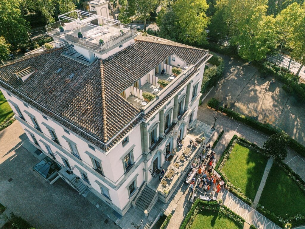 Hotel Villa Cora Florence wedding photography 2