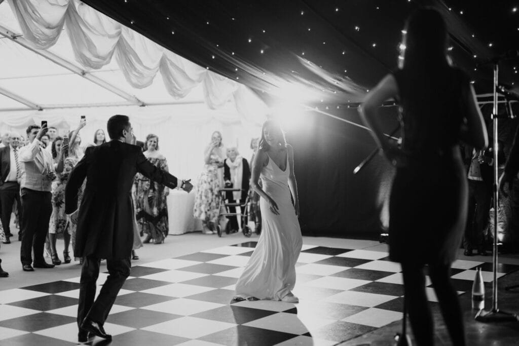 Yorkshire wedding garden marquee011