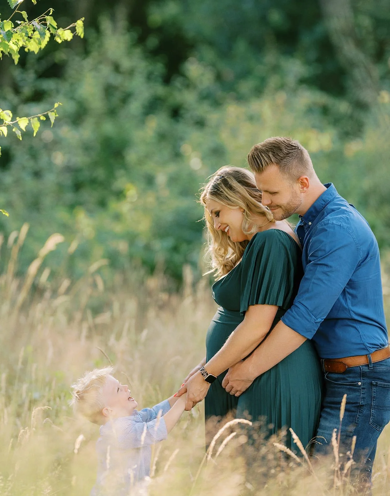 pregnacy family photoshoot at clumber park 1