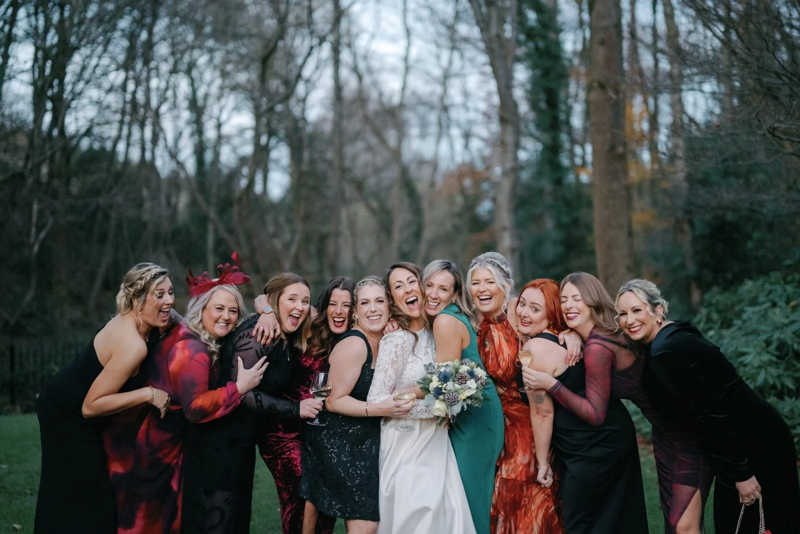 Beautiful Winter Wedding : Wedding Photography at The Woodman Inn