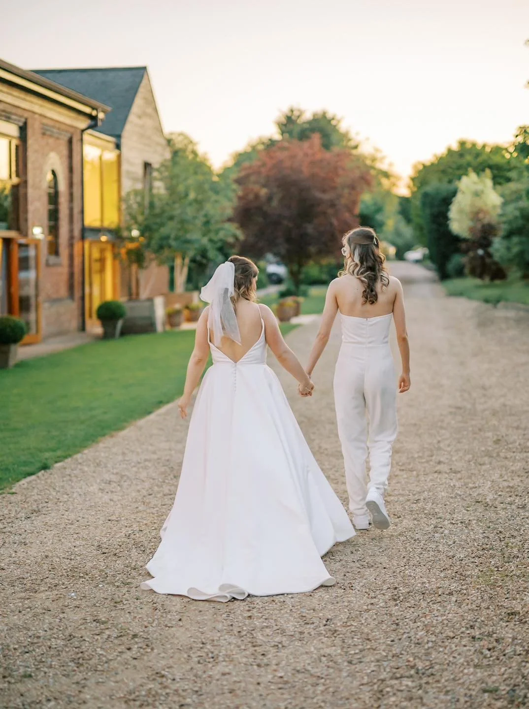 carriage hall lesbian wedding sunset photographer