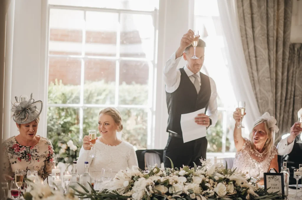 BAWTRY HALL WEDDING PHOTOGRAPHER SPEECHES