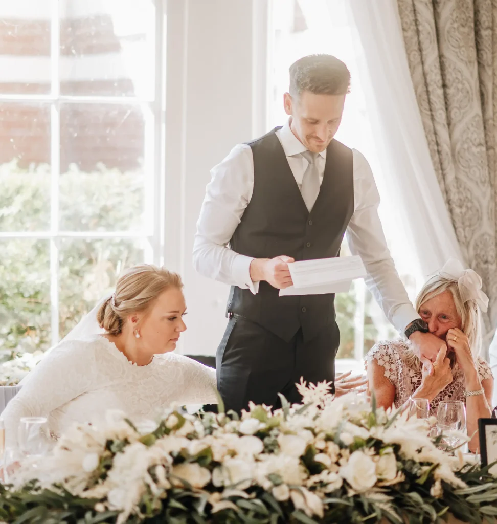 BAWTRY HALL WEDDING PHOTOGRAPHER SPEECHES