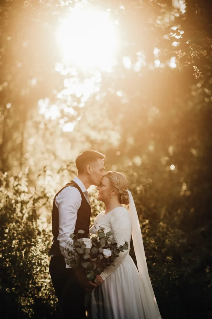 BAWTRY HALL WEDDING PHOTOGRAPHER SUNSET PORTRAITS