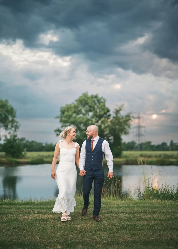 bride and groom portraits at Low Osgoodby Grange Wedding Photography