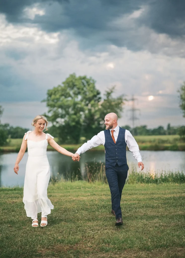 bride and groom portraits at Low Osgoodby Grange Wedding Photography