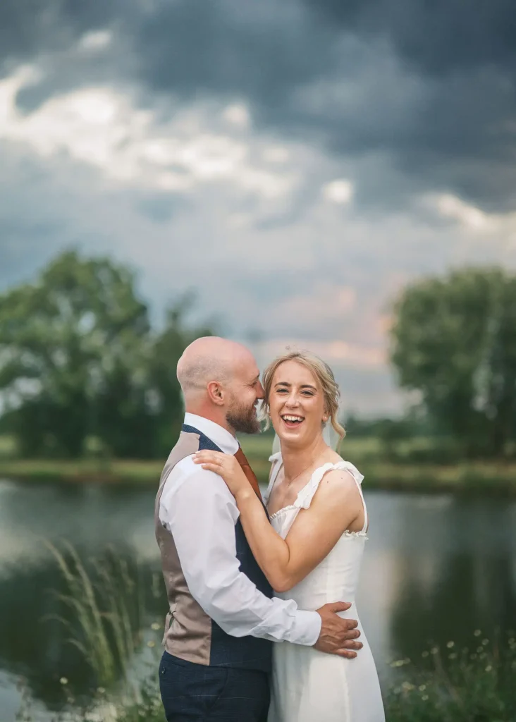 bride and groom portraits at Low Osgoodby Grange Wedding Photography