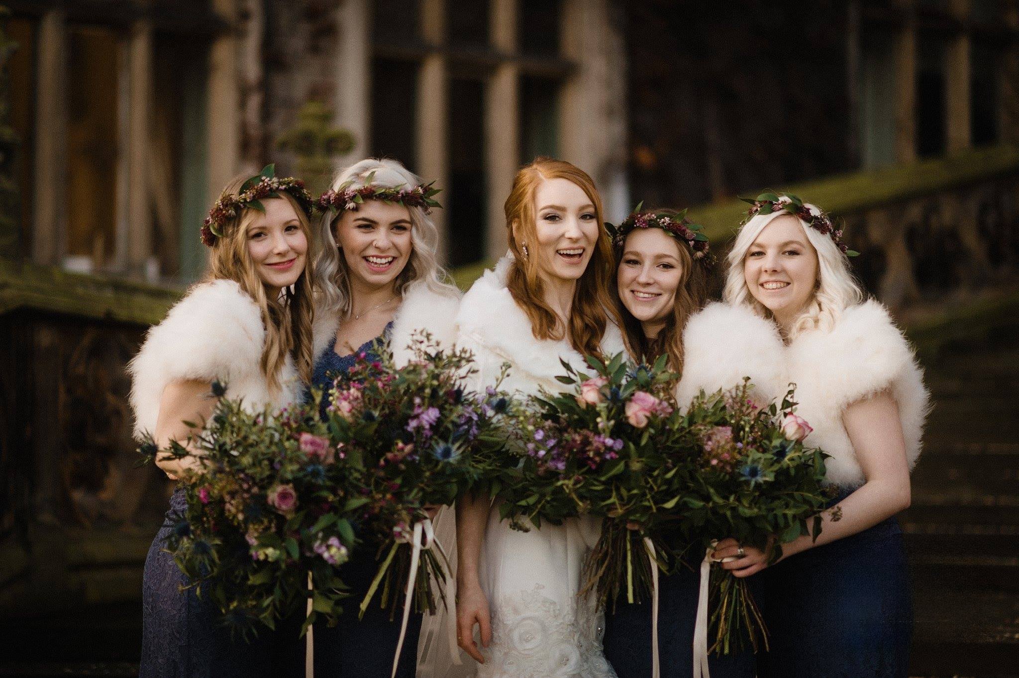 Carlton Towers bridesmaids photo